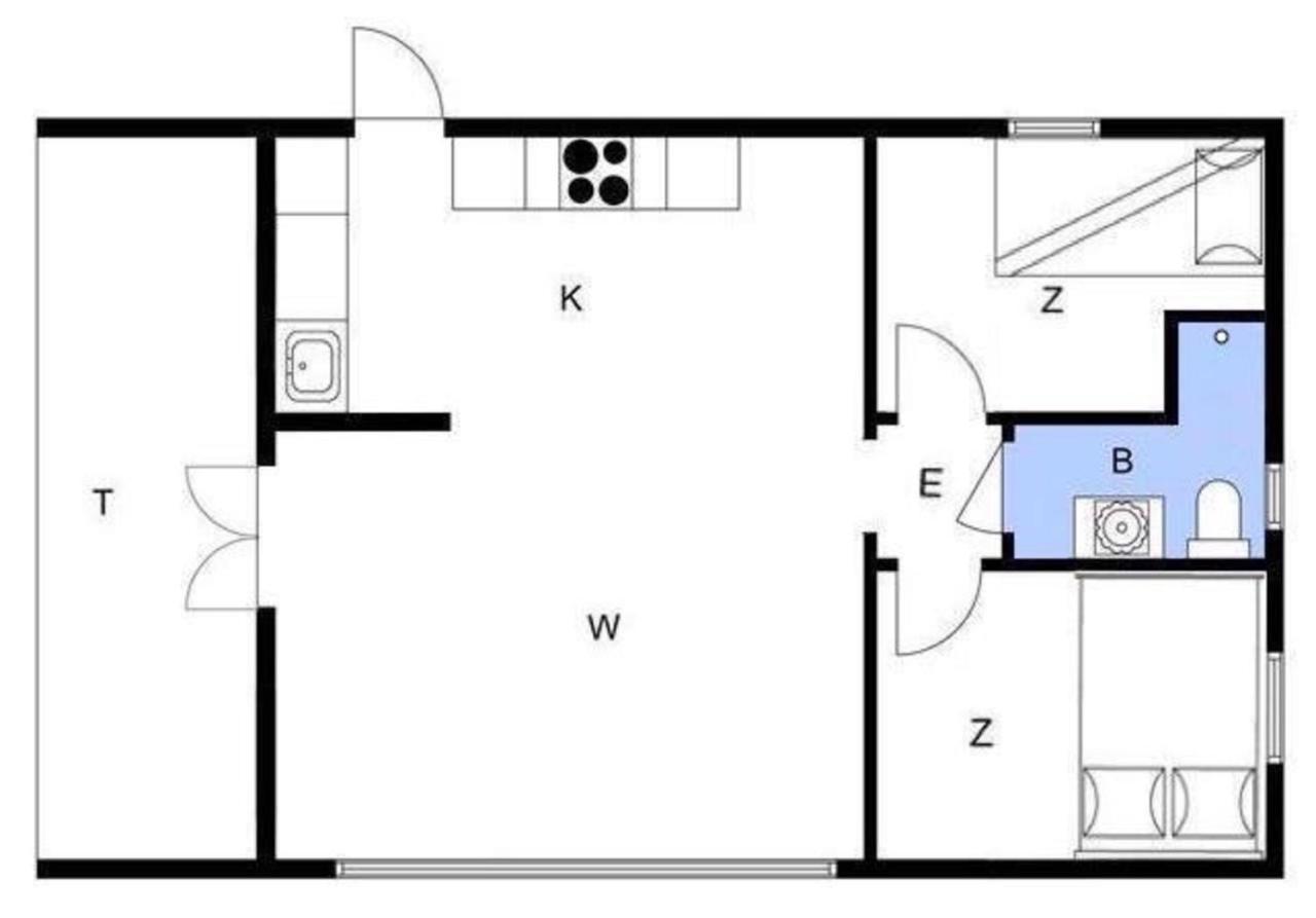 Immaculate 2-Bed House At The Beach 12H Brenderup 외부 사진
